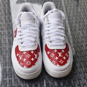 Nike Air Force 1 ‘07 Custom Red White